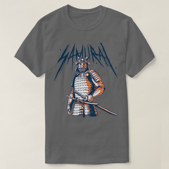 Samurai T-Shirt Japonais Warrior d'épée Japon Warr (Design devant)