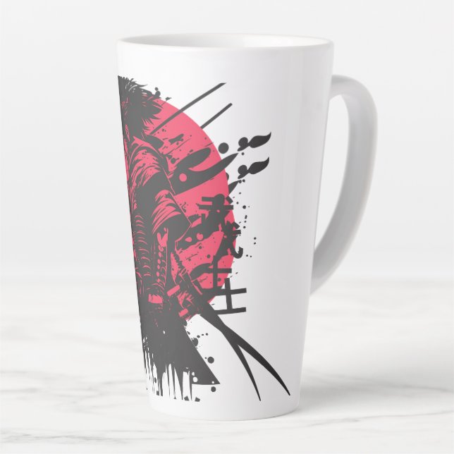 Samurai Warrior Mug – Bushido Code Design (Angle droit)