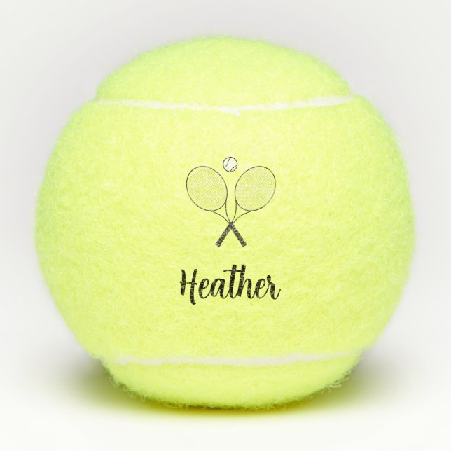 S'AMUSER ! 🎾 balle de tennis personnalisée - Ajou (Devant)