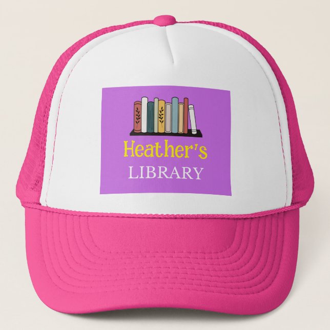 S'AMUSER ! Casquette - Bibliothèque - Personnalisé (Devant)