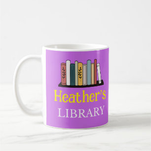 S'AMUSER ! Mug - Bibliothèque - Personnalisée - Aj