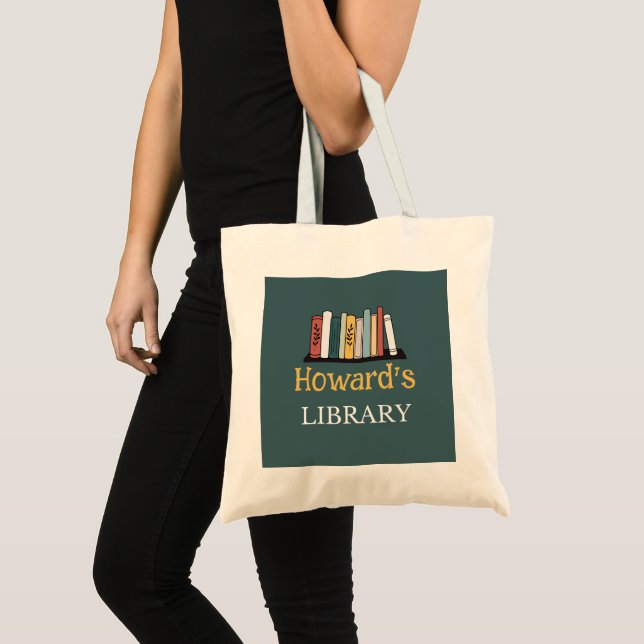 S'AMUSER ! Sac fourre-tout - Bibliothèque - Person (Devant (produit))