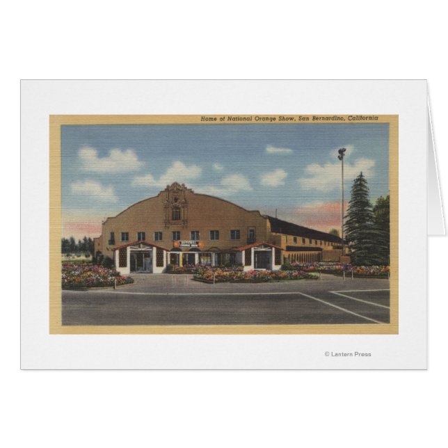 San Bernardino, CA - Accueil de la National Orange (Devant horizontal)