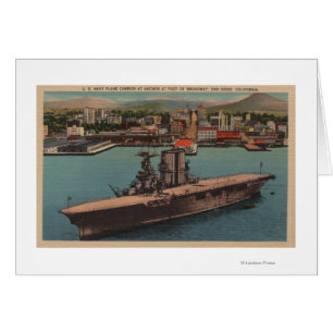 San Diego, CA - porte-avions de la marine