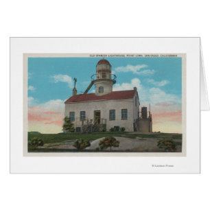 San Diego, CA - vieux phare espagnol à