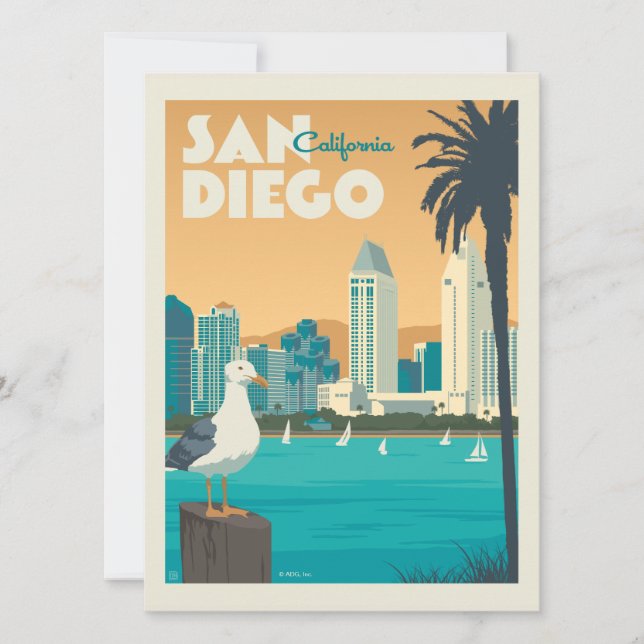 San Diego, Californie | Save the date (Devant)