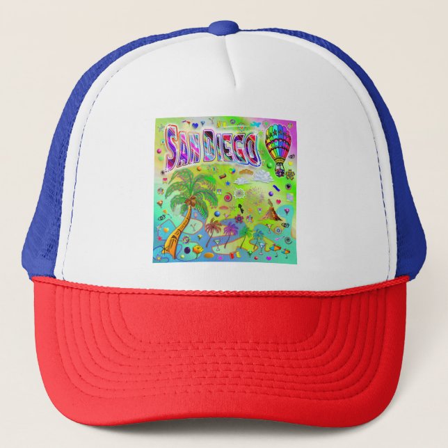 San Diego Casquette mélodique intemporel (Devant)