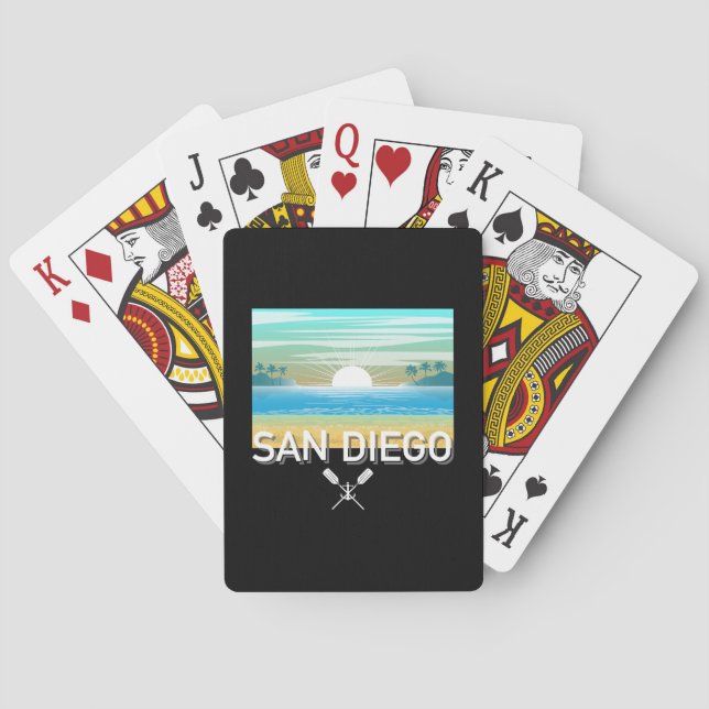 San Diego Design - Cartes De Jeu Classiques (dos)