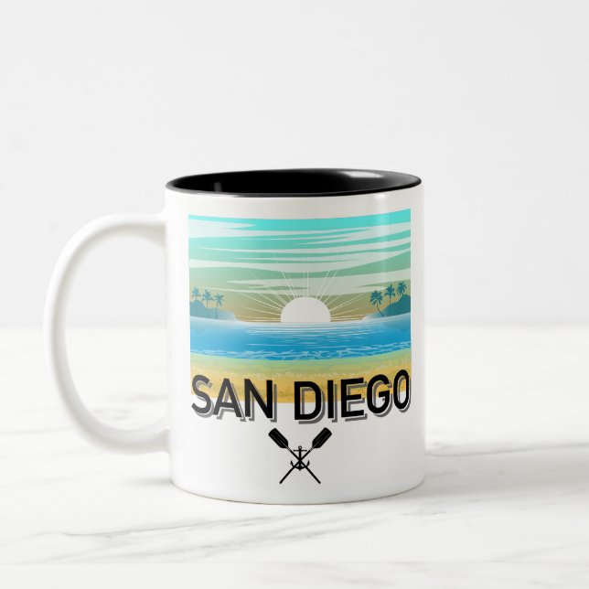San Diego Design - Mug classique (Gauche)