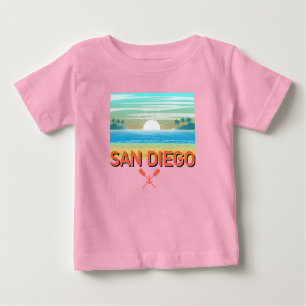 San Diego Design - T-shirt Baby Fine Jersey