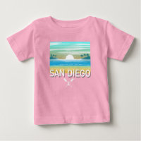 San Diego Design - T-shirt Baby Fine Jersey