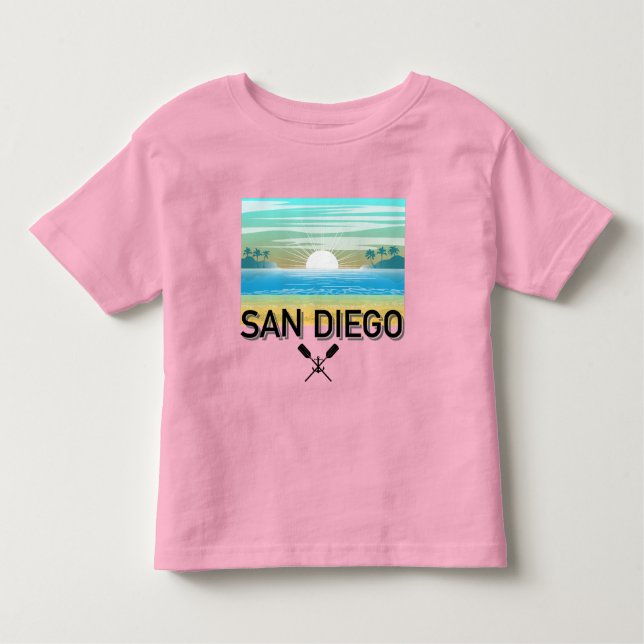 San Diego Design - T-shirt Jersey fin Toddler (Devant)
