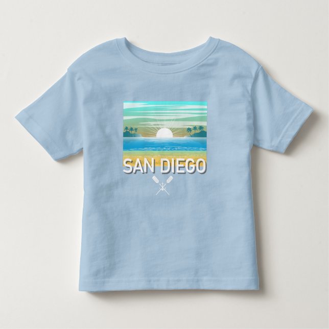 San Diego Design - T-shirt Jersey fin Toddler (Devant)