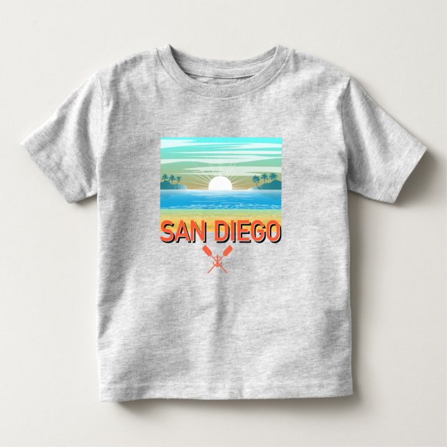 San Diego Design - T-shirt Jersey fin Toddler (Devant)