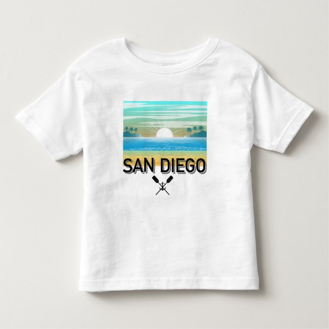 San Diego Design - T-shirt Jersey fin Toddler (Devant)