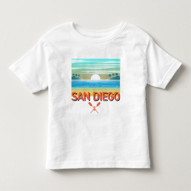 San Diego Design - T-shirt Jersey fin Toddler (Devant)