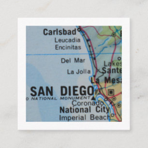 San Diego Nous avons déplacé une nouvelle carte d'