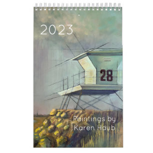 San Diego Payscape Peintures 2023 Petit Calendrier