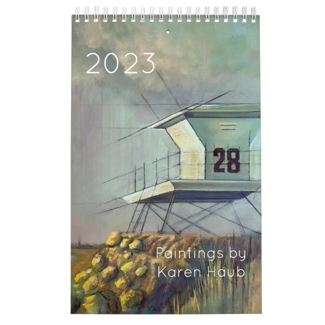 San Diego Payscape Peintures 2023 Petit Calendrier (Protection)