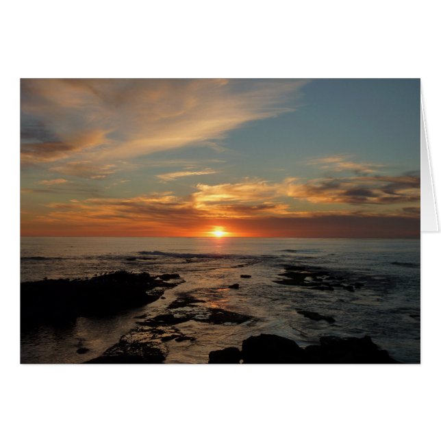 San Diego Sunset II California Seascape (Devant horizontal)