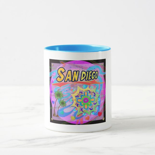 San Diego Vrai Progrès Mug (Centre)