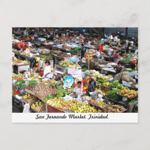 San Fernando Market, Carte postale Trinidad