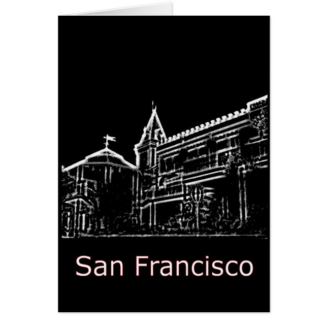 San Francisco 1986art Le MUSÉE Zazzle Dessin+ (Devant)