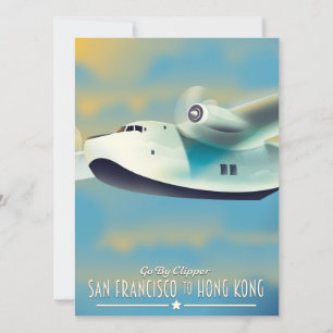 San Francisco à Hong Kong en clipper