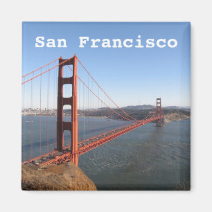 San Francisco CA, Golden Gate Bridge frigo aimant