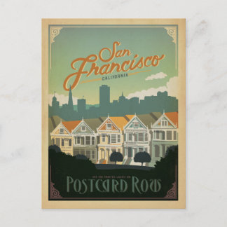 San Francisco, CA - Ligne carte postale
