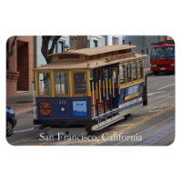 San Francisco Cable Car Premium Flexi Magnet