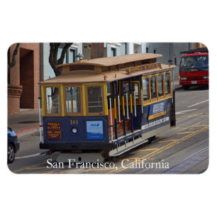 San Francisco Cable Car Premium Flexi Magnet