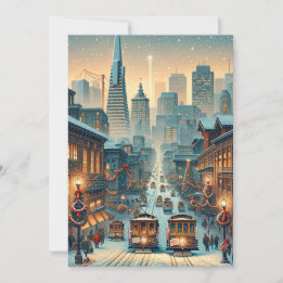San Francisco Christmas Elegance - carte de vacanc
