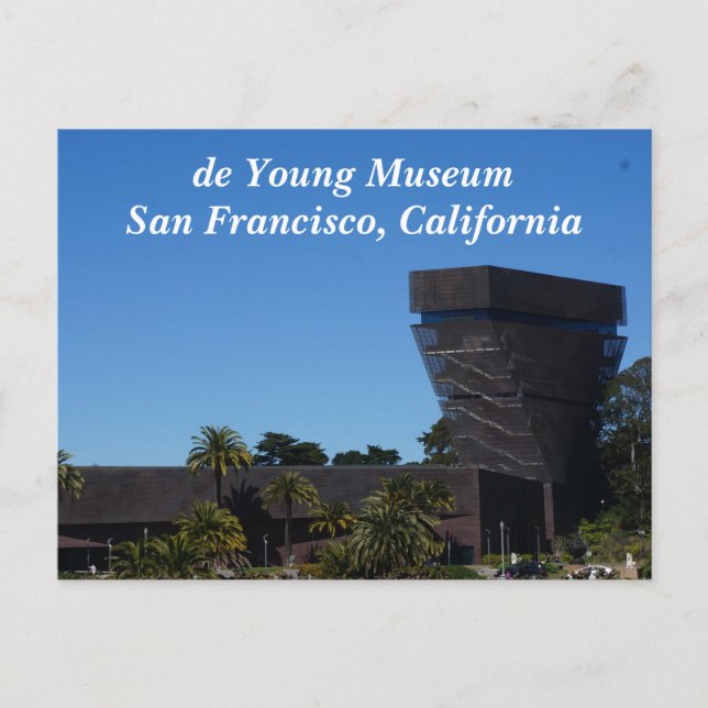 San Francisco de Young Museum #1-2 Carte postale (Devant)