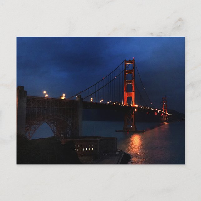 San Francisco Golden Gate Bridge #6 Carte postale (Devant)
