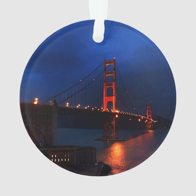 San Francisco Golden Gate Bridge #6 Ornement (dos)