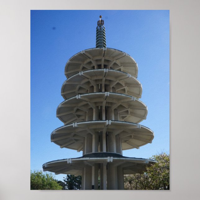 San Francisco Japantown Peace Pagoda Poster (Devant)