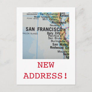 San Francisco New Address faire-part