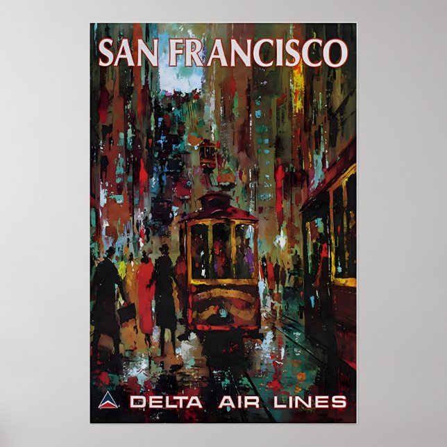 San Francisco Peinture Jack Laycox Impression d'ar (Devant)