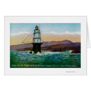 San Francisco, phare de roche de mille de CA