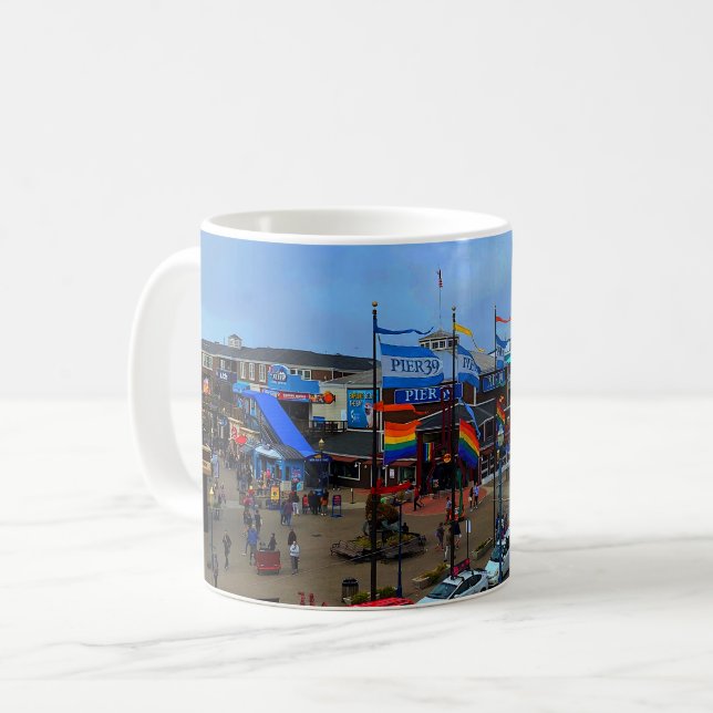 San Francisco Pier 39 Pride #1 Mug (Devant gauche)