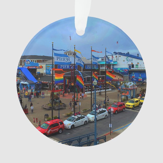 San Francisco Pier 39 Pride #1 Ornament (devant)