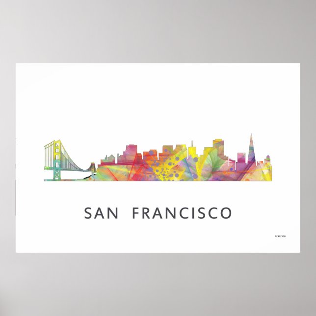 SAN FRANCISCO SKYLINE - WB1 - POSTER (Devant)