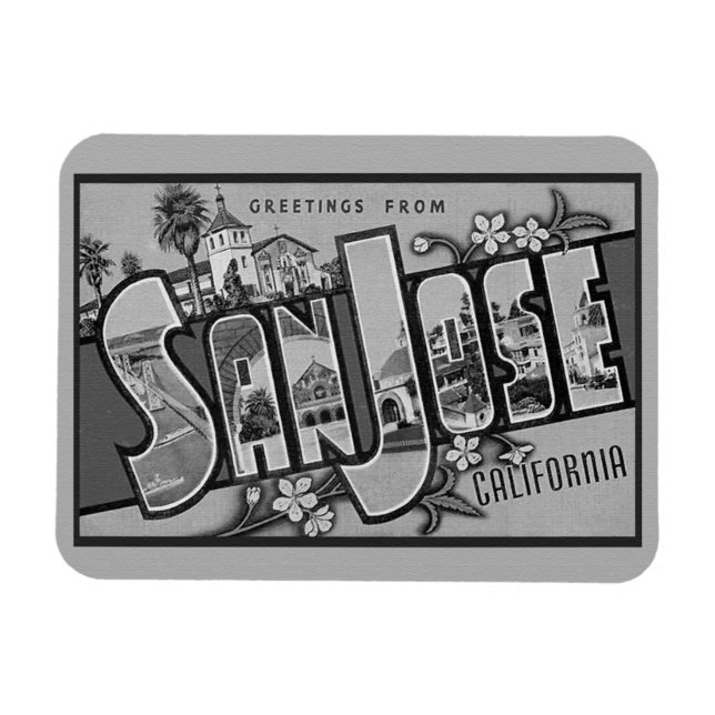 San Jose, California Magnet (Horizontal)