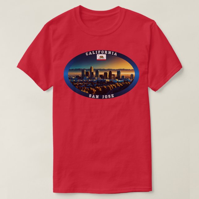 San Jose California Travel TShirt (Design devant)