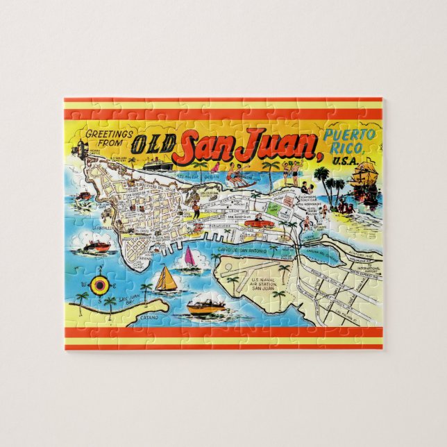 San Juan Porto Rico Puzzle 8x10 (Horizontal)