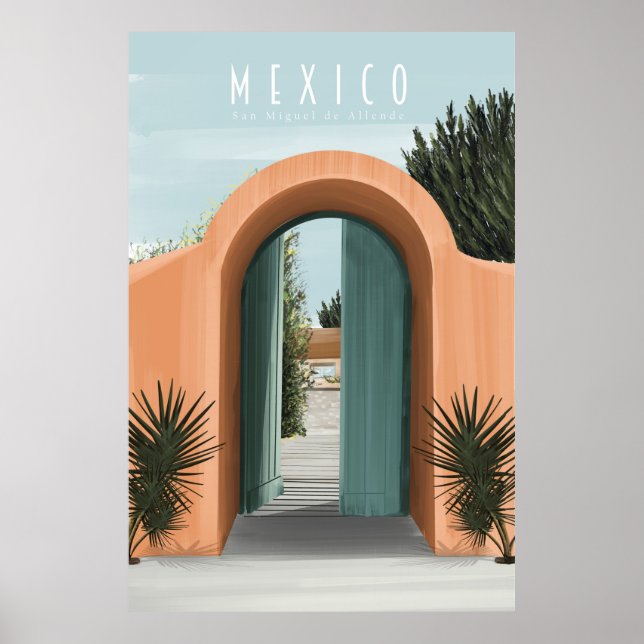 San Miguel de Allende Mexico Poster (Devant)