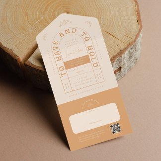 San Miguel Faire-part de mariage avec carte RSVP