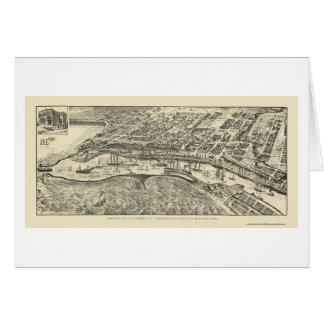 San Pedro, carte panoramique de CA - 1905