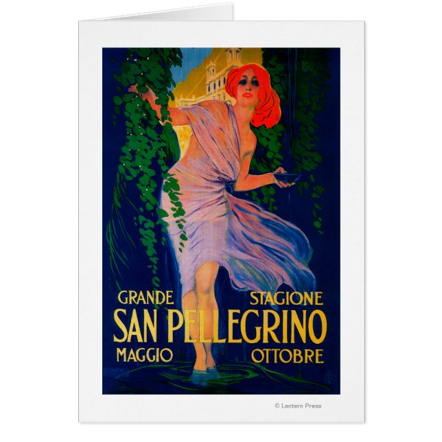 San Pellegrino Poster Vintage Europe (Devant)